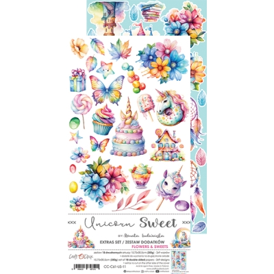 UNICORN SWEET - ZESTAW DODATKÓW - FLOWERS & SWEETS