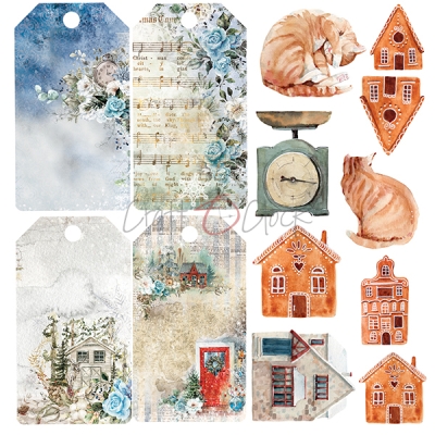 HOLIDAYS IN SNOW - ZESTAW PAPIERÓW 15,25X15,25CM
