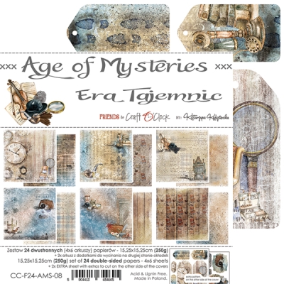 AGE OF MYSTERIES - zestaw papierów 15,25x15,25cm