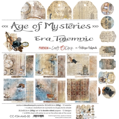 AGE OF MYSTERIES - zestaw papierów 30,5x30,5cm
