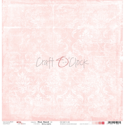 PINK MOOD - 01 - DWUSTRONNY PAPIER 30,5X30,5CM