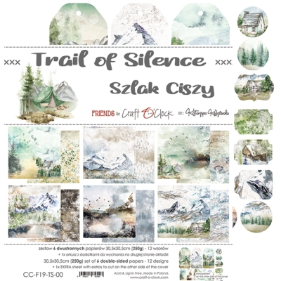 TRAIL OF SILENCE - ZESTAW PAPIERÓW 30,5X30,5CM