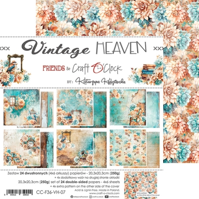 VINTAGE HEAVEN - zestaw papierów 20,3x20,3cm