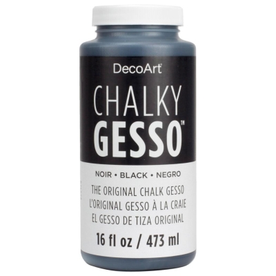 Chalky Gesso Black 473 ml