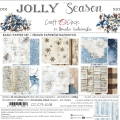 JOLLY SEASON - zestaw papierów 20,3x20,3cm - BASIC- PRZEDSPRZEDAŻ - WYSYŁKA PO 20 SIERPNIA