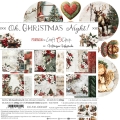 OH CHRISTMAS NIGHT - zestaw papierów 20,3x20,3cm - PRZEDSPRZEDAŻ - WYSYŁKA PO 20 SIERPNIA