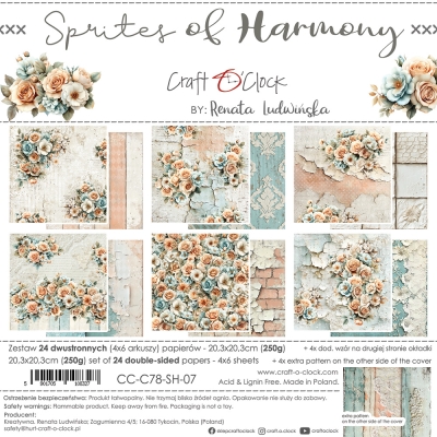 SPRITES OF HARMONY - zestaw papierów 20,3x20,3cm - PRZEDSPRZEDAŻ - WYSYŁKA PO 20 SIERPNIA