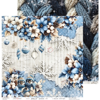 JOLLY SEASON - zestaw papierów 30,5x30,5cm - PRZEDSPRZEDAŻ - WYSYŁKA PO 20 SIERPNIA