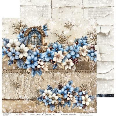 JOLLY SEASON - zestaw papierów 30,5x30,5cm - PRZEDSPRZEDAŻ - WYSYŁKA PO 20 SIERPNIA
