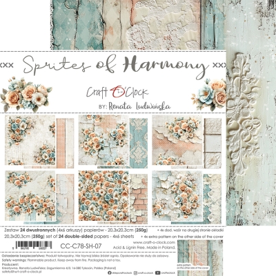 SPRITES OF HARMONY - zestaw papierów 20,3x20,3cm - MIX - PRZEDSPRZEDAŻ - WYSYŁKA PO 20 SIERPNIA