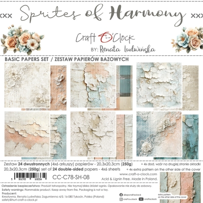 SPRITES OF HARMONY - zestaw papierów 20,3x20,3cm - MIX - PRZEDSPRZEDAŻ - WYSYŁKA PO 20 SIERPNIA
