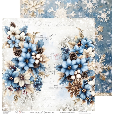 JOLLY SEASON - zestaw papierów 30,5x30,5cm - PRZEDSPRZEDAŻ - WYSYŁKA PO 20 SIERPNIA