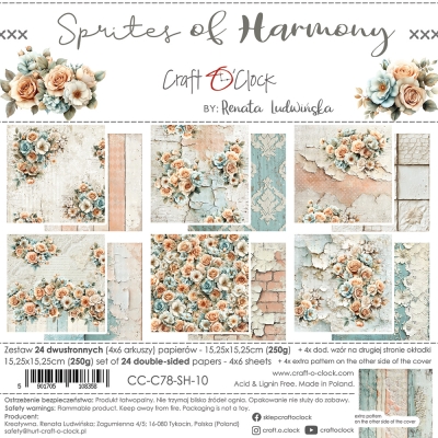 SPRITES OF HARMONY - zestaw papierów 15,25x15,25cm - PRZEDSPRZEDAŻ - WYSYŁKA PO 20 SIERPNIA
