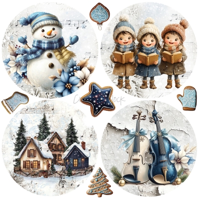 JOLLY SEASON - zestaw papierów 15,25x15,25cm - PRZEDSPRZEDAŻ - WYSYŁKA PO 20 SIERPNIA