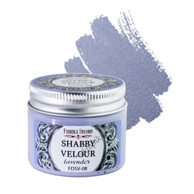 Shabby velour. Color Lavender