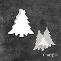 Choinka - wysokość - 15,8 cm + 2 maski - różne kolory