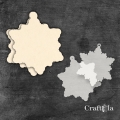 Śnieżynka - wysokość - 15,8 cm + 2 maski - różne kolory