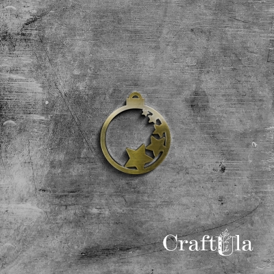 Bombka - Akryl - złoto - 114