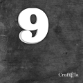Cyfra 9 - różne kolory