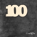 Cyfra 100 - różne kolory