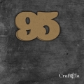 Cyfra 95 - różne kolory