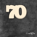 Cyfra 70 - różne kolory