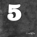Cyfra 5 - różne kolory