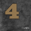 Cyfra 4 - różne kolory