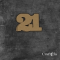 Cyfra 21 - różne kolory