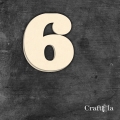 Cyfra 6 - różne kolory