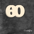 Cyfra 60 - różne kolory