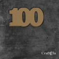 Cyfra 100 - różne kolory
