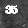 Cyfra 35 - różne kolory