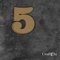 Cyfra 5 - różne kolory