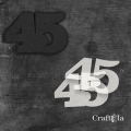 Cyfra 45 + 2 maski - różne kolory