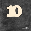 Cyfra 10 - różne kolory