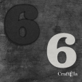Cyfra 6 + 1 maska - różne kolory