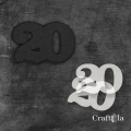 Cyfra 20 + 2 maski - różne kolory
