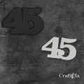 Cyfra 45 + 1 maska - różne kolory