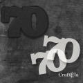 Cyfra 70 + 2 maski - różne kolory