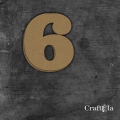 Cyfra 6 - różne kolory