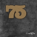 Cyfra 75 - różne kolory
