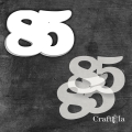 Cyfra 85 + 2 maski - różne kolory