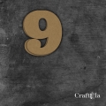 Cyfra 9 - różne kolory
