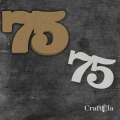 Cyfra 75 + 1 maska - różne kolory