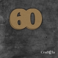 Cyfra 60 - różne kolory
