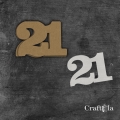 Cyfra 21 + 1 maska - różne kolory