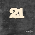 Cyfra 21 - różne kolory