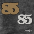 Cyfra 85 + 1 maska - różne kolory