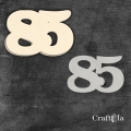 Cyfra 85 + 1 maska - różne kolory